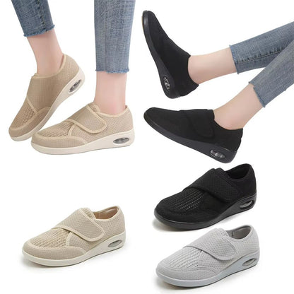 Adjustable Width Diabetic Shoes – Breathable Orthopedic Comfort for Swelling, Arthritis & Plantar Fasciitis