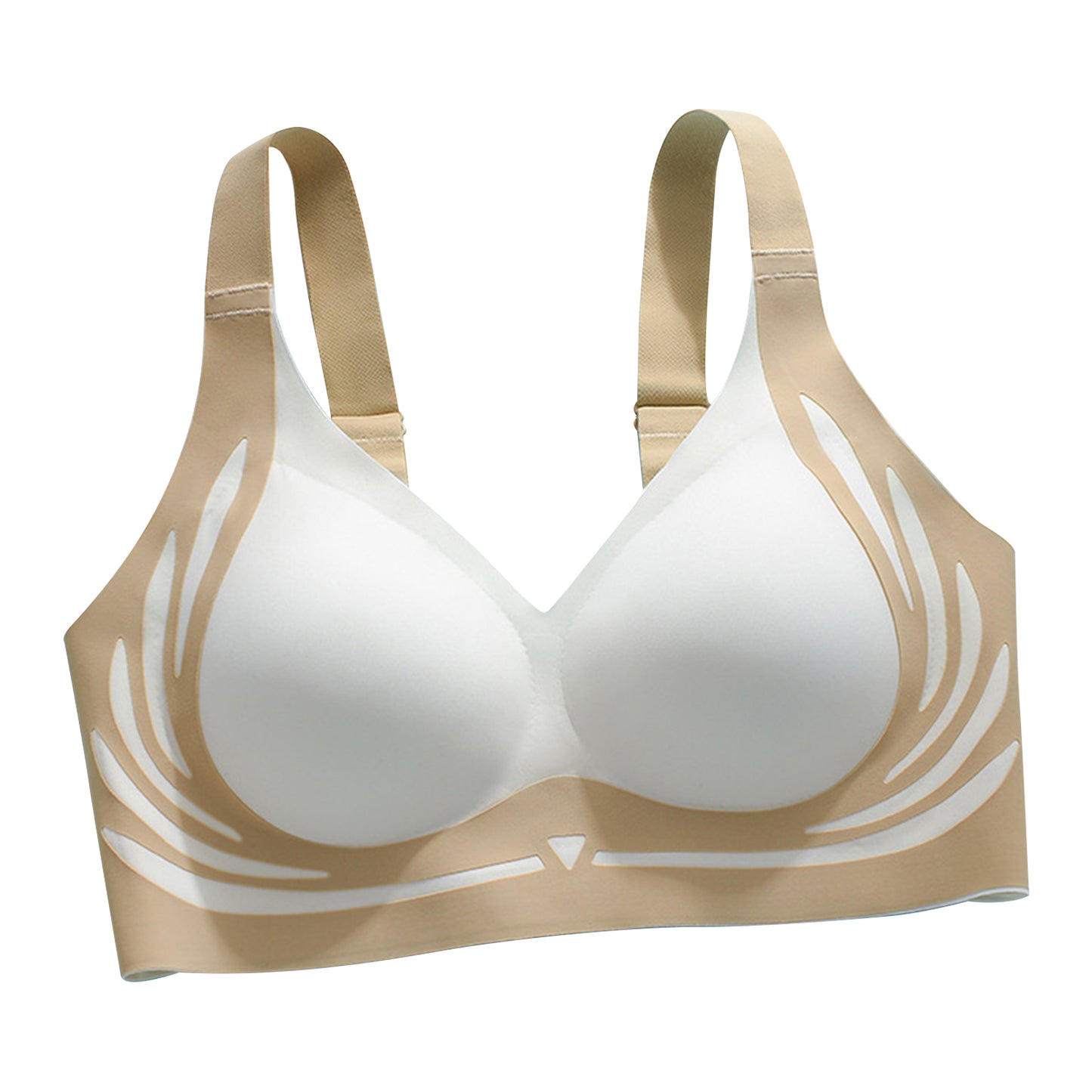 Lifting AntiSagging Wireless PushUp Bra Machine Washable Comfort Sports Fixed Cup Bra For Running R 9