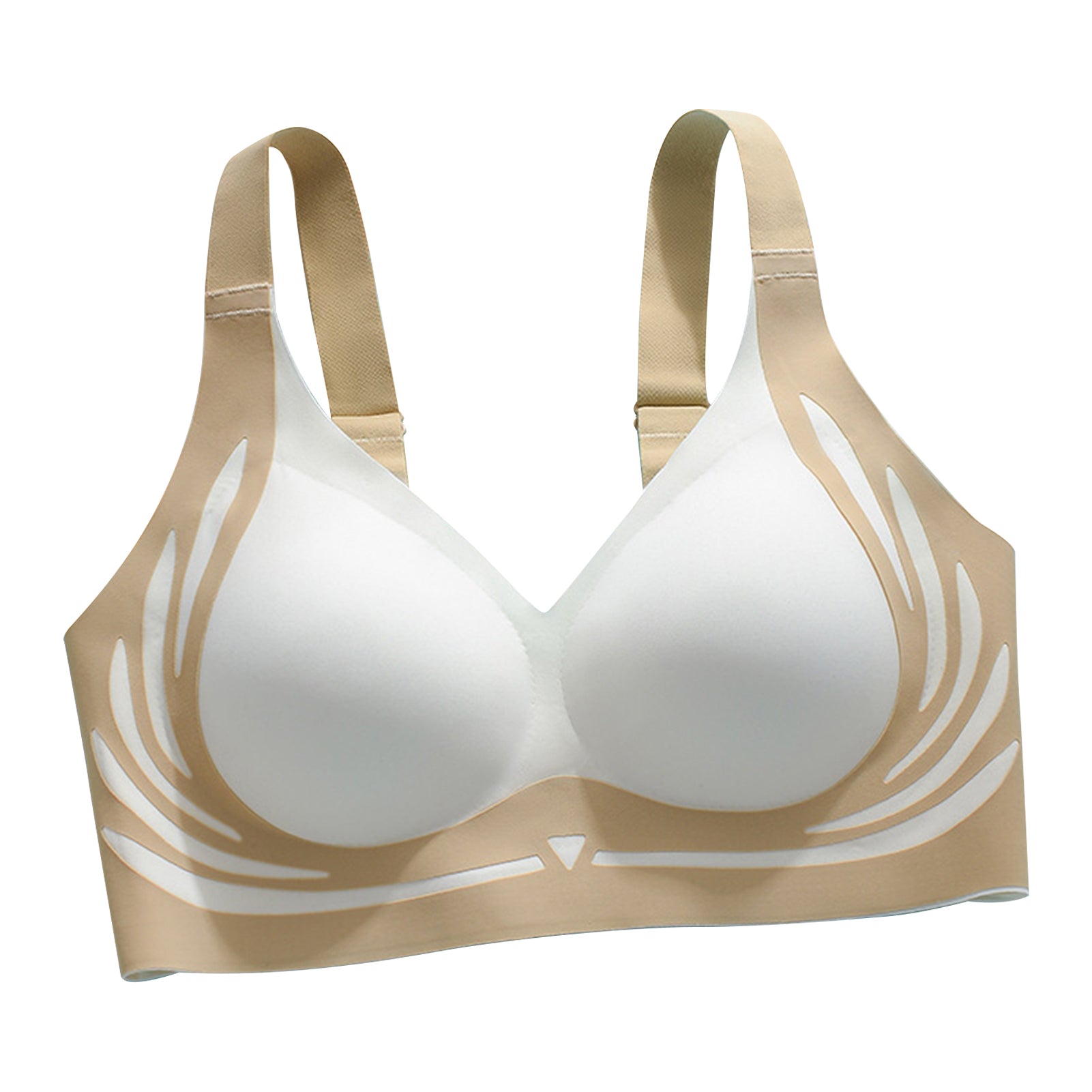 Lifting AntiSagging Wireless PushUp Bra Machine Washable Comfort Sports Fixed Cup Bra For Running R 9