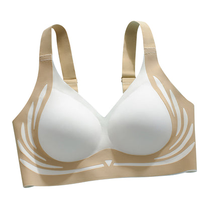 Lifting AntiSagging Wireless PushUp Bra Machine Washable Comfort Sports Fixed Cup Bra For Running R 9