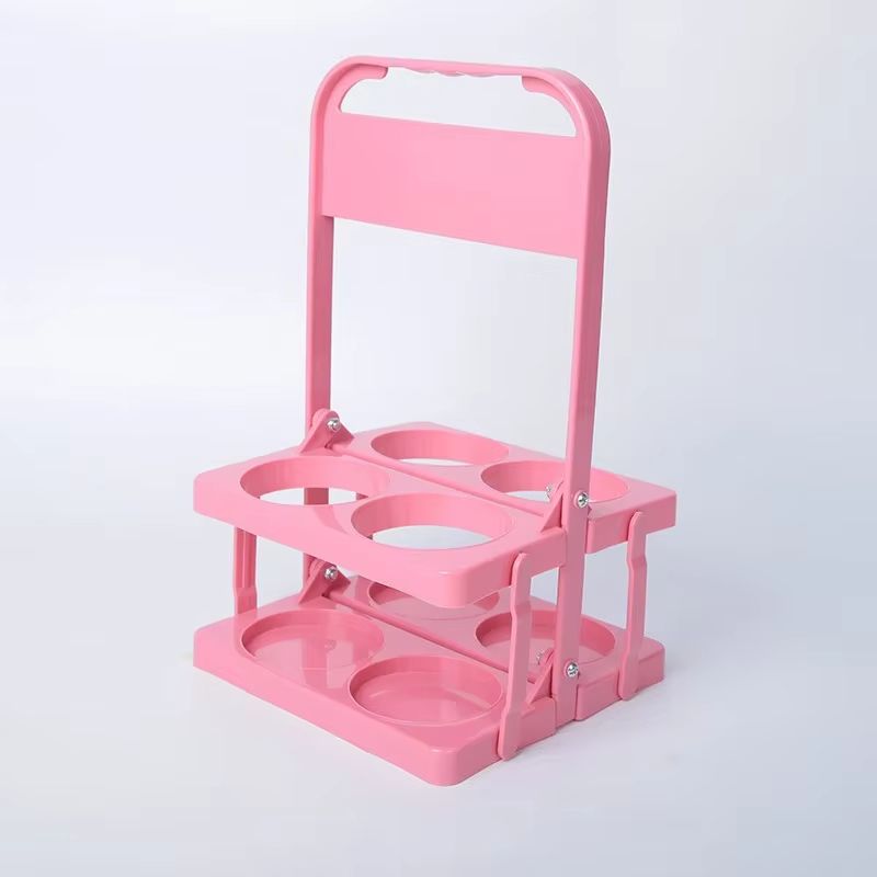 Portable Foldable Beer  Beverage Rack  Durable Cup Organizer And Bottle Holder For Parties  Travel 15