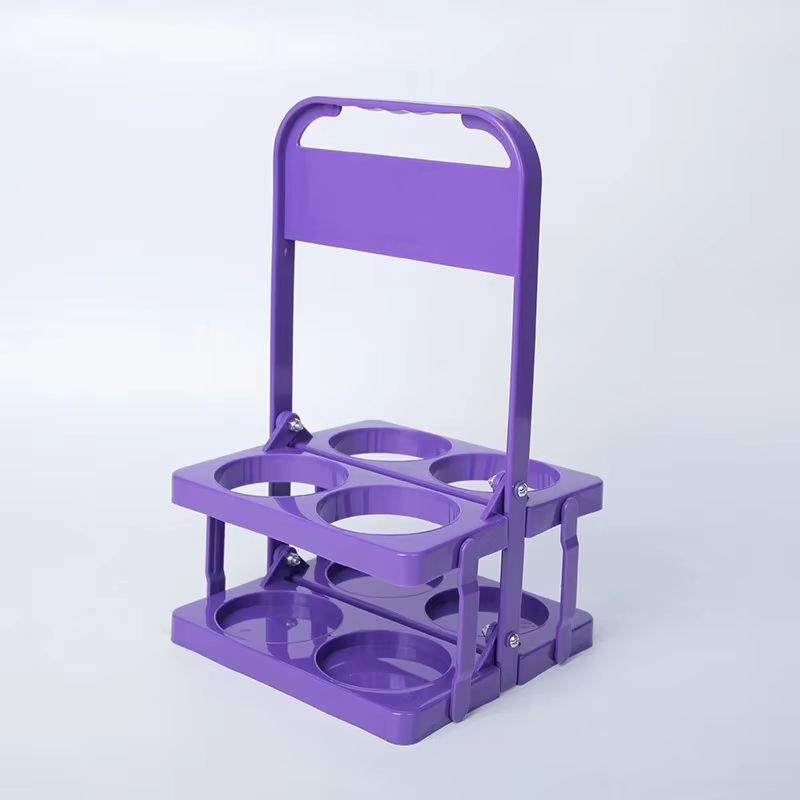 Portable Foldable Beer  Beverage Rack  Durable Cup Organizer And Bottle Holder For Parties  Travel 19