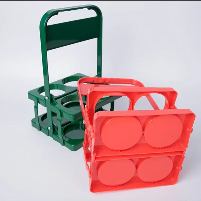 Portable Foldable Beer  Beverage Rack  Durable Cup Organizer And Bottle Holder For Parties  Travel 3