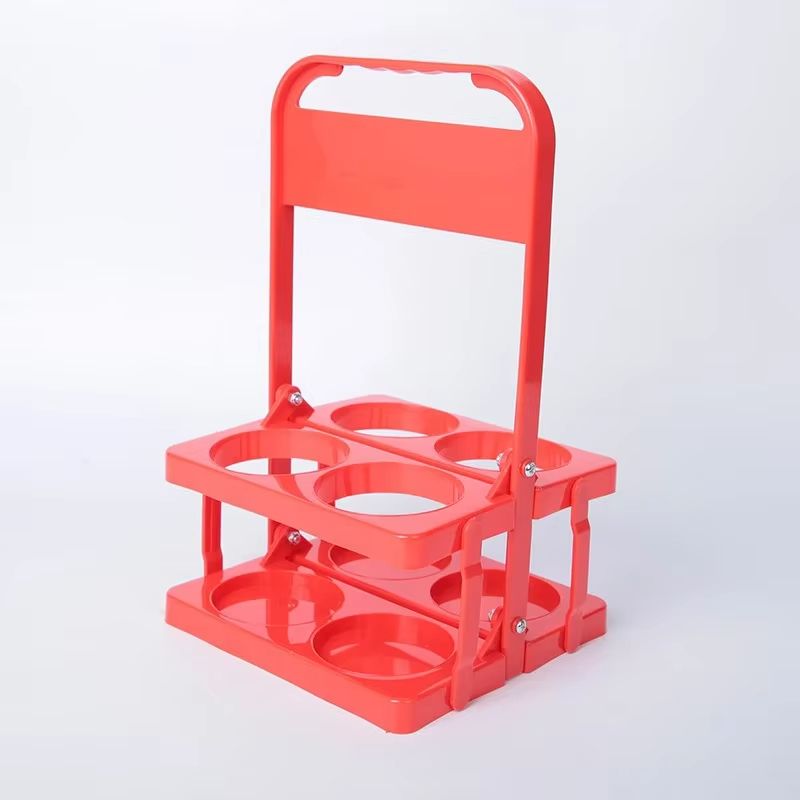 Portable Foldable Beer  Beverage Rack  Durable Cup Organizer And Bottle Holder For Parties  Travel 7
