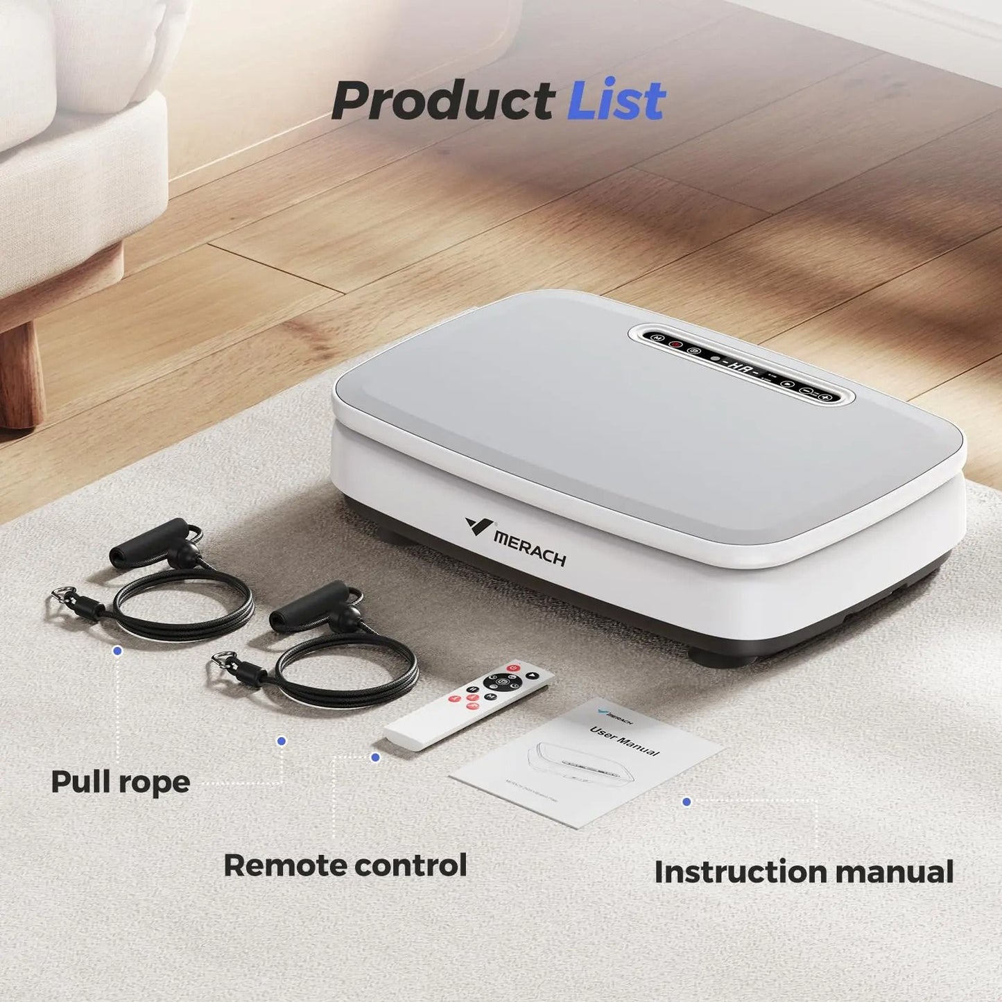 Whole Body Vibration Plate Exercise Trainer With Optional Lighting 8