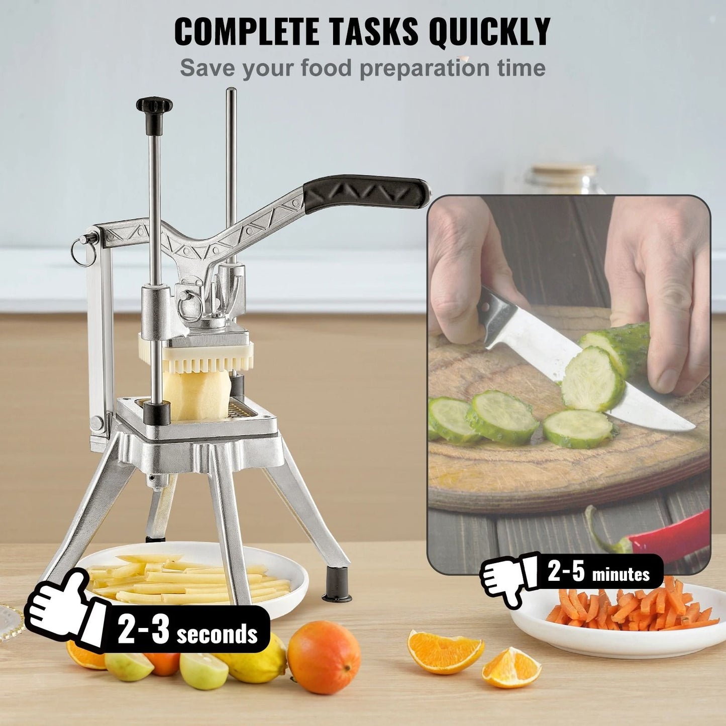 Heavy Duty Commercial Vegetable And Fruit Dicer  Stainless Steel Professional Cutter For Fries Onio 2