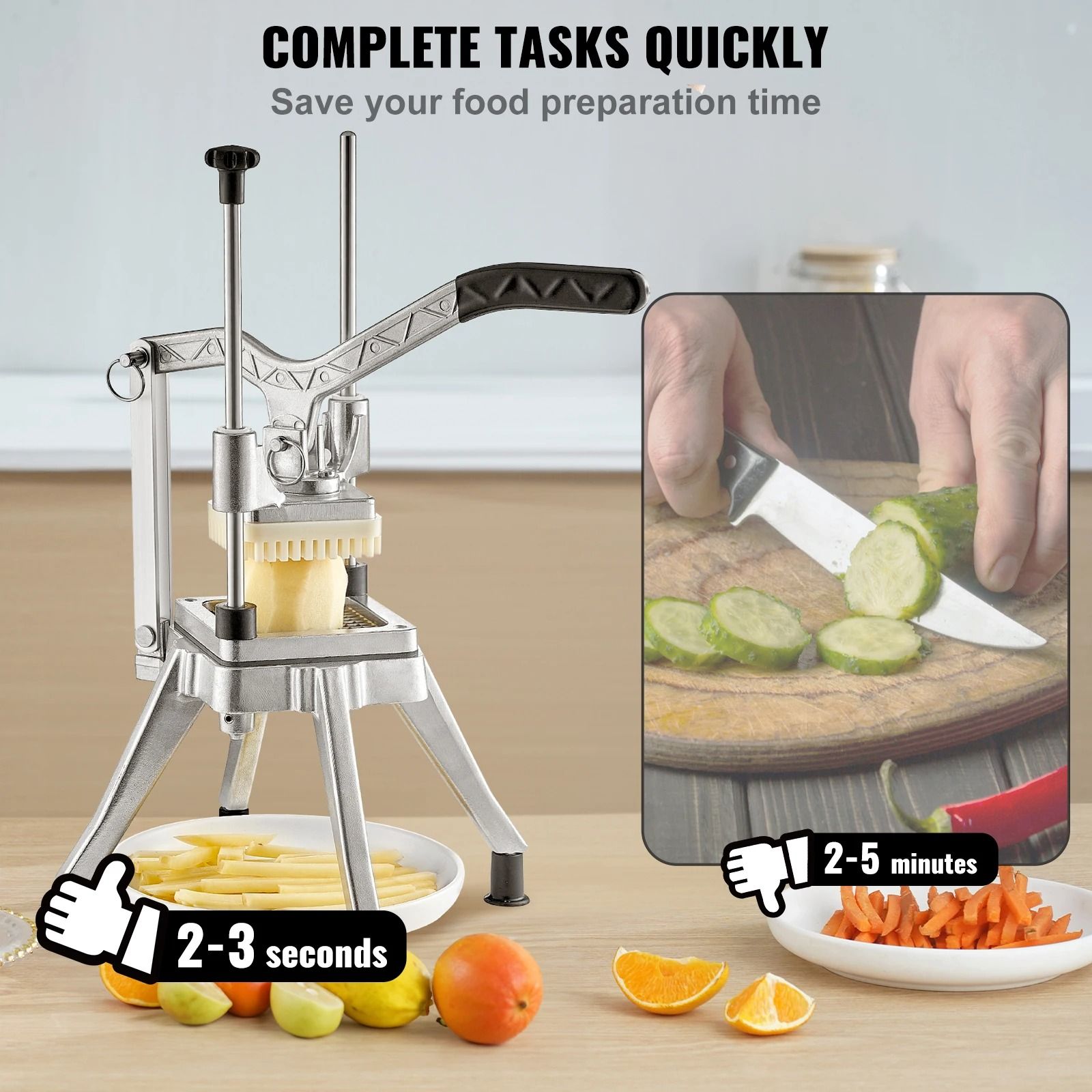 Heavy Duty Commercial Vegetable And Fruit Dicer  Stainless Steel Professional Cutter For Fries Onio 2