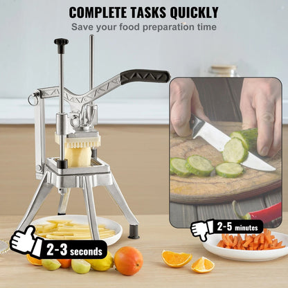 Heavy Duty Commercial Vegetable And Fruit Dicer  Stainless Steel Professional Cutter For Fries Onio 2