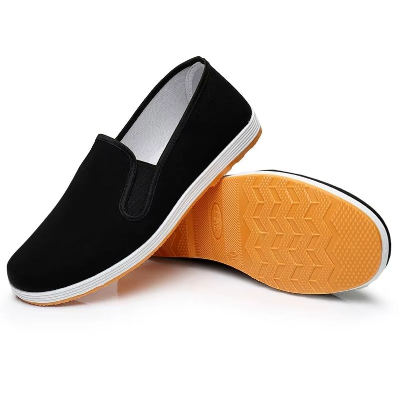 Men's Traditional Kung Fu Cotton Shoes – Breathable Martial Arts & Tai Chi Training Footwear