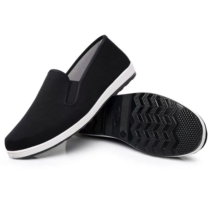 Mens Traditional Kung Fu Cotton Shoes  Breathable Martial Arts  Tai Chi Training Footwear 6