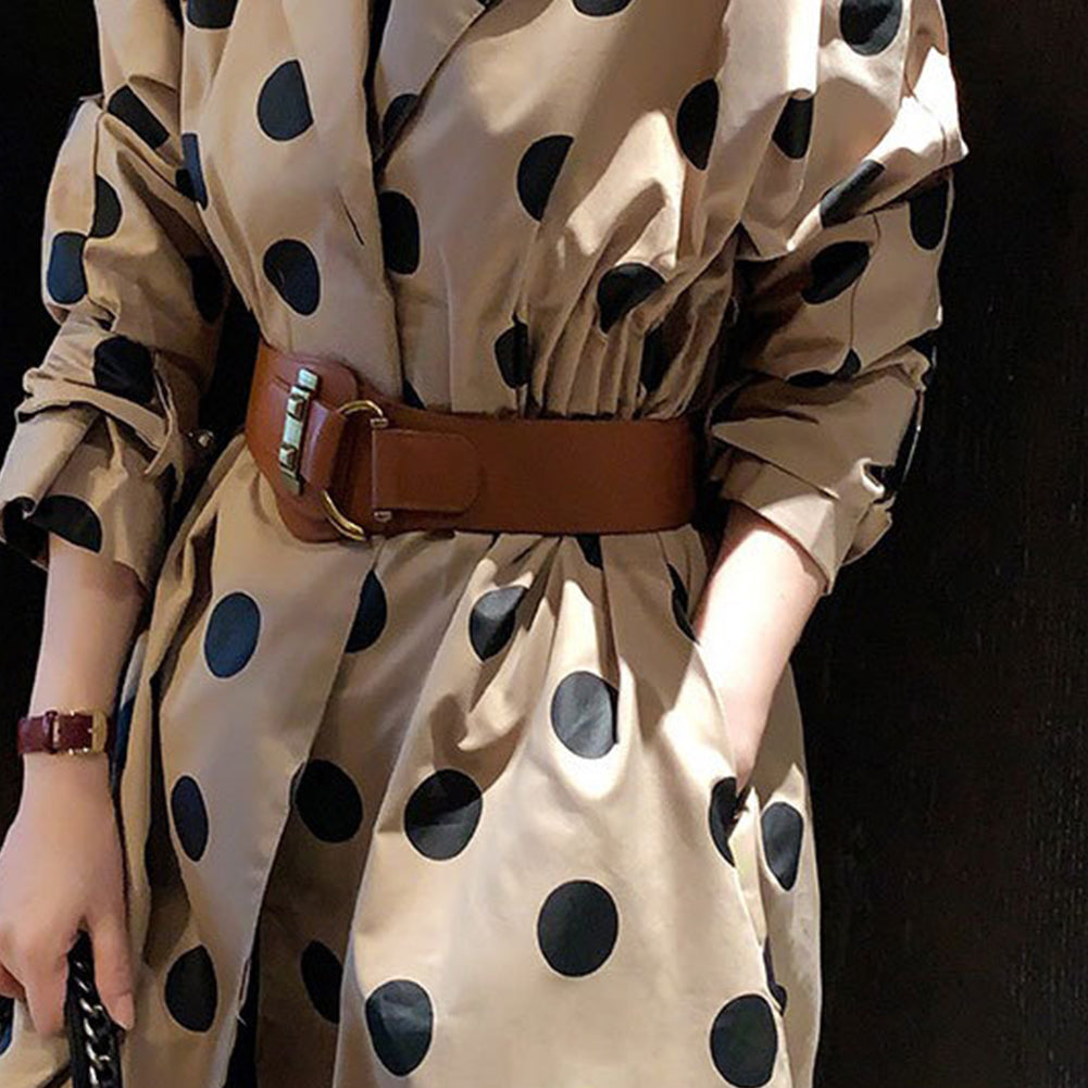 Waist Belts For Women Pure Color Leather Clothes Belt Adjustable Soft Belt For Girl Female Clothes  2