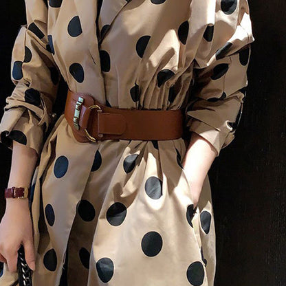 Waist Belts For Women Pure Color Leather Clothes Belt Adjustable Soft Belt For Girl Female Clothes  2