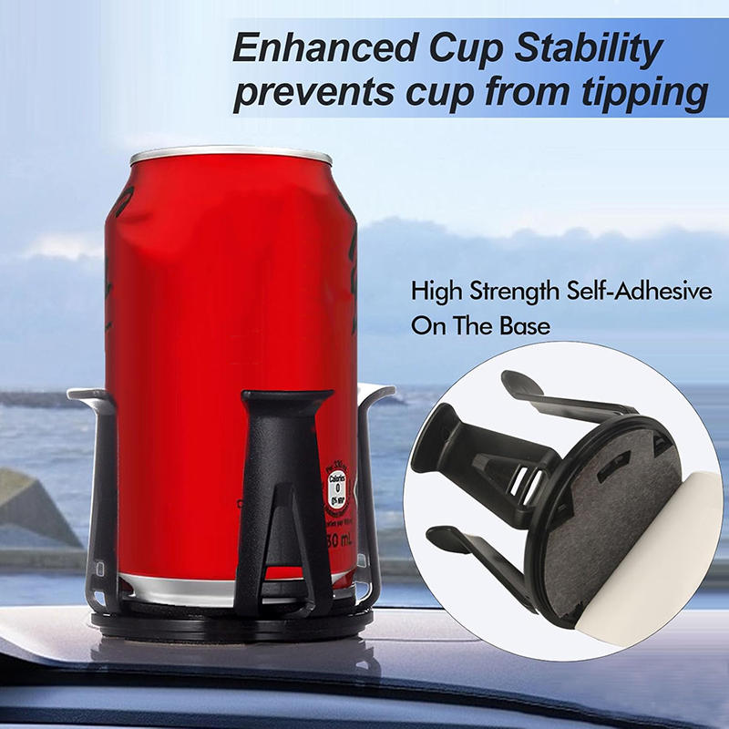 Car Beverage Holder Adhesive Cup Storage Rack Drink Rack For Cars Secure Bottle Cup Holder Auto Acc 2