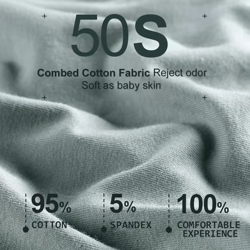 5 Pack Womens Cotton High Waisted Underwear Tummy Control Butt Lift Graphene Antibacterial Breathab