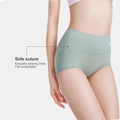 5 Pack Womens Cotton High Waisted Underwear Tummy Control Butt Lift Graphene Antibacterial Breathab