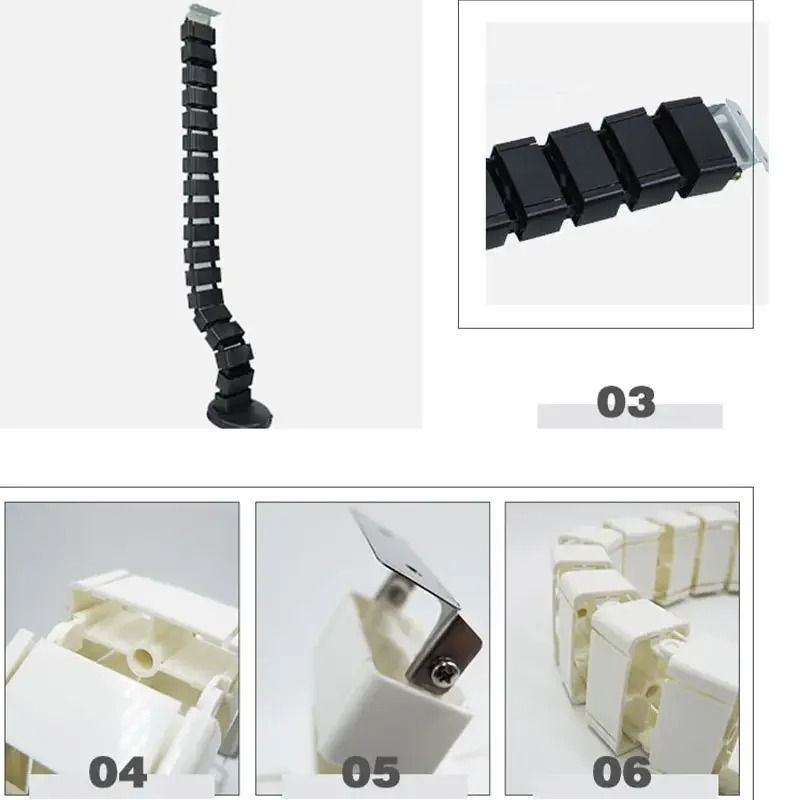 Spine Style Under Desk Cable Management Organizer 1