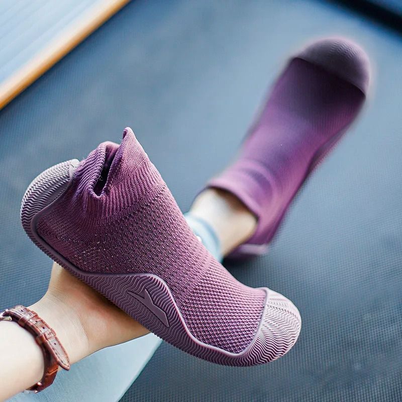 Lightweight Breathable Sports Shoes Yoga Indoor Fitness Skipping Rope Shoes Soft Sole Casual Walkin 11
