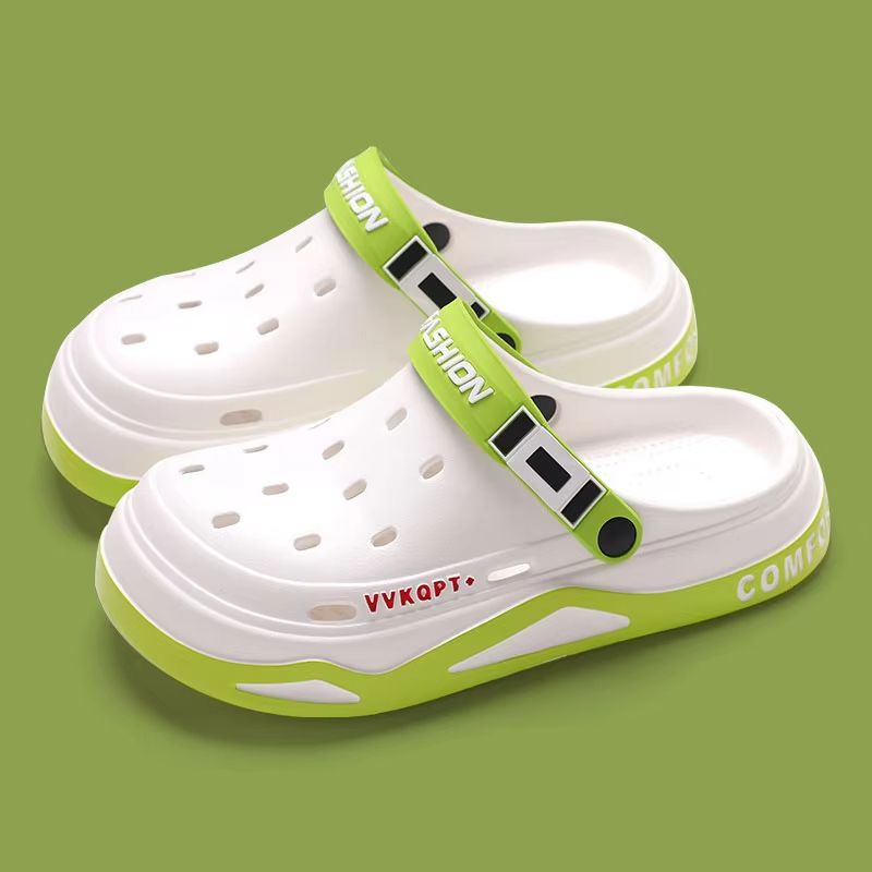 Mens EVA Garden  Beach Sandals  Comfortable Outdoor Hole Shoes And Indoor Slippers 9