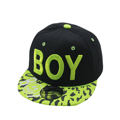 Kids Baseball Cap New Fashion Summer Style, Adjustable Boys Hip Hop Caps, Casual Girls Hats with Letter Embroidery