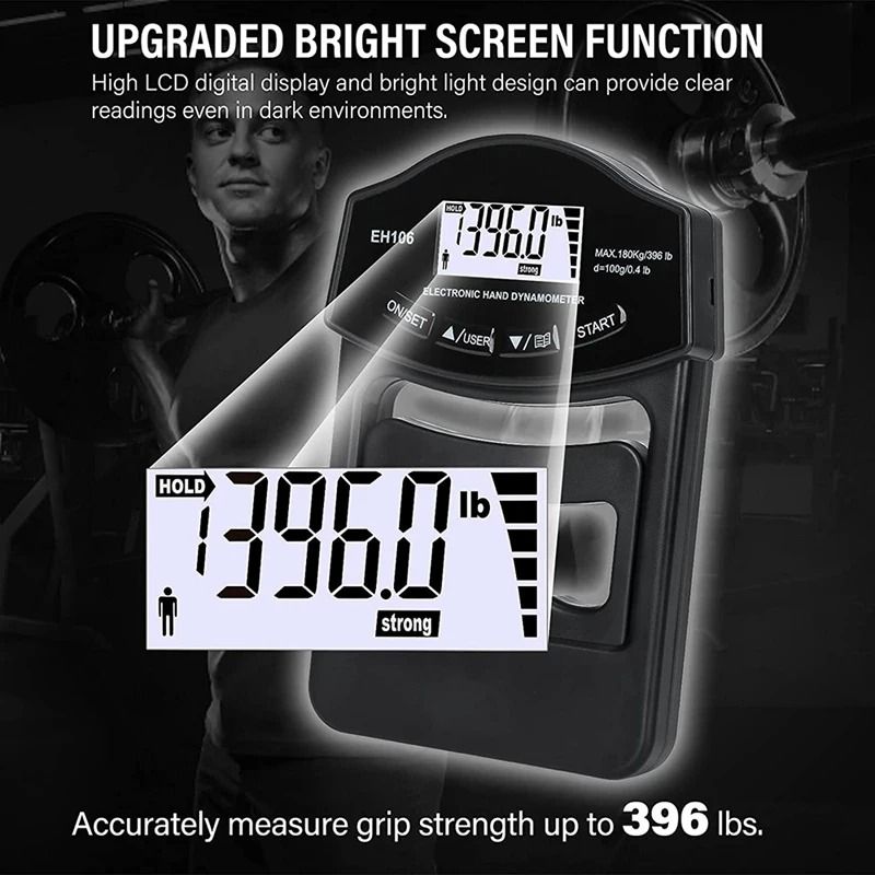Digital Hand Grip Strength Tester With LCD Screen 5