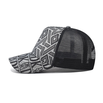 Unisex Fashion Plaid Mesh Baseball Caps, Men Women Summer Casual Sun Protection Hat, Outdoor Sports Cap for Boys Girls