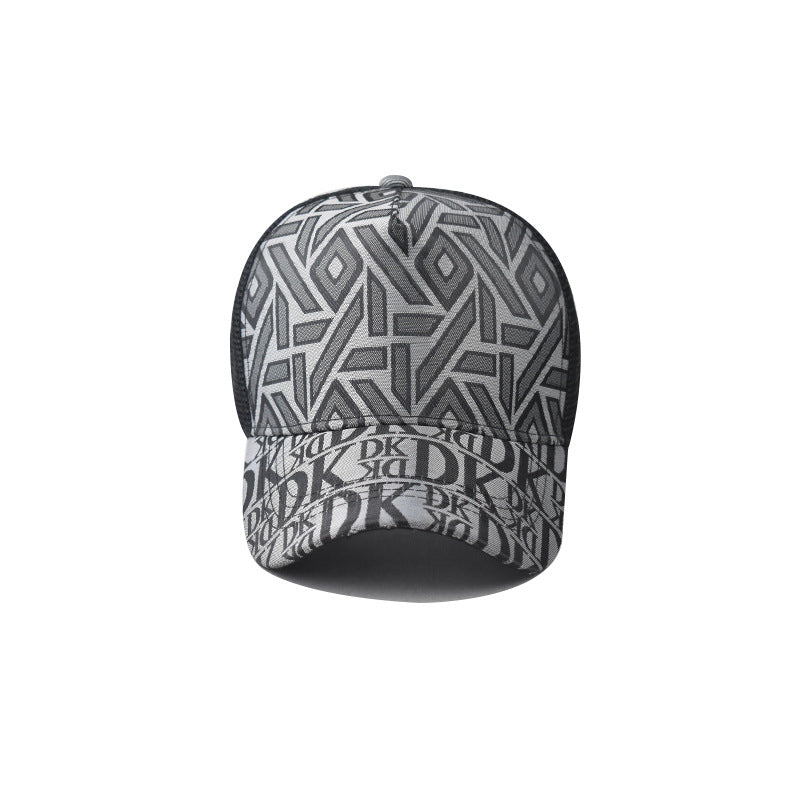 Unisex Fashion Plaid Mesh Baseball Caps, Men Women Summer Casual Sun Protection Hat, Outdoor Sports Cap for Boys Girls