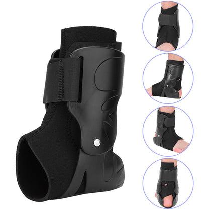 Compression Ankle Support Brace Breathable Foot Guard Strap Elastic Ankle Support Foot Brace Black  4