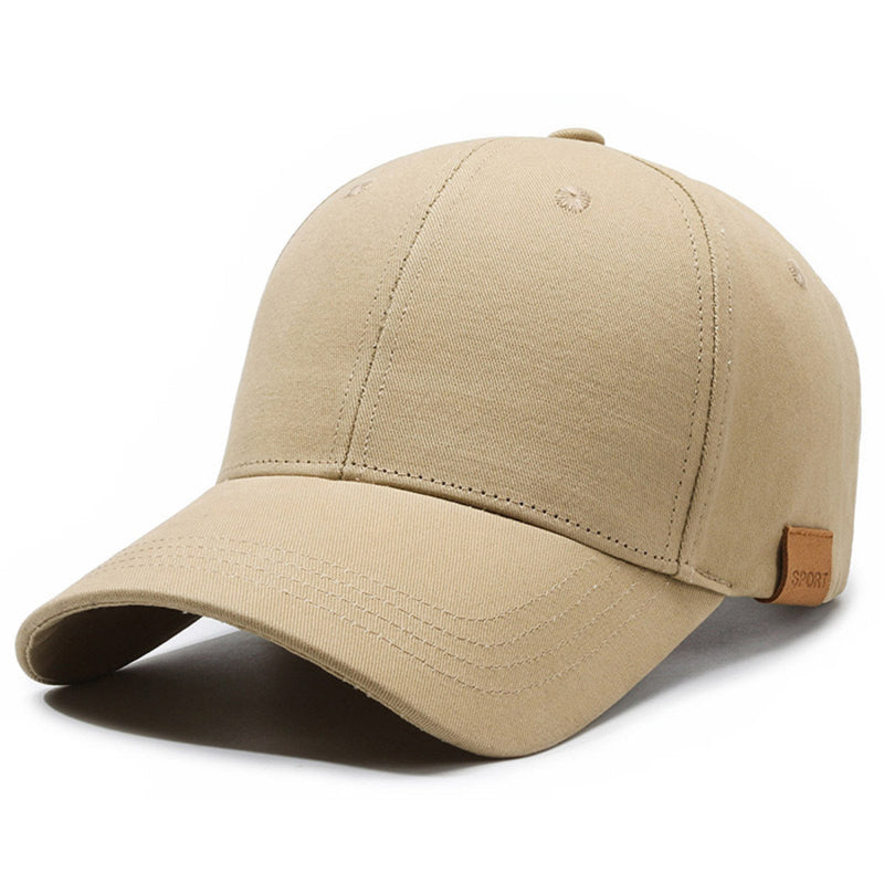 Casual Sport Hat Men Big Size Baseball Cap, Dry Quickly Sun Cap Women Outdoors, Breathable Cotton Summer Hat