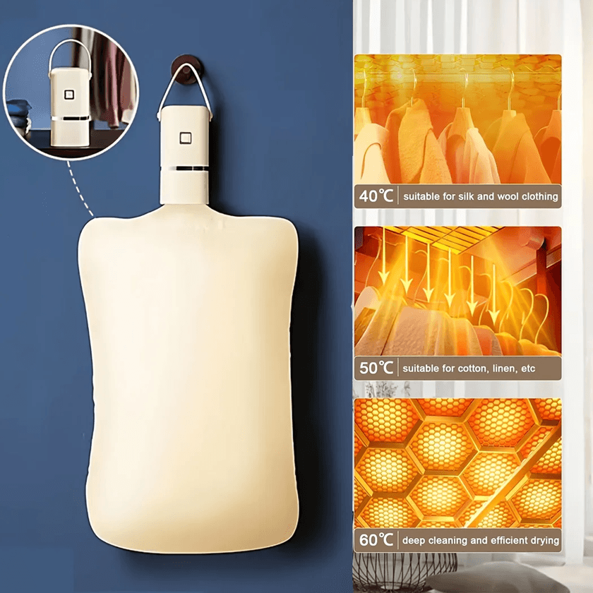 SwiftDry Mini Portable Foldable Electric Dryer With Intelligent Timer 1