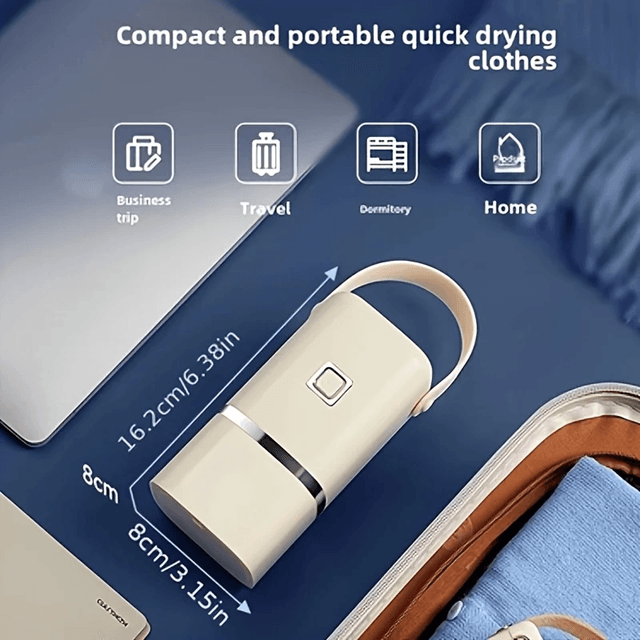 SwiftDry Mini Portable Foldable Electric Dryer With Intelligent Timer 2