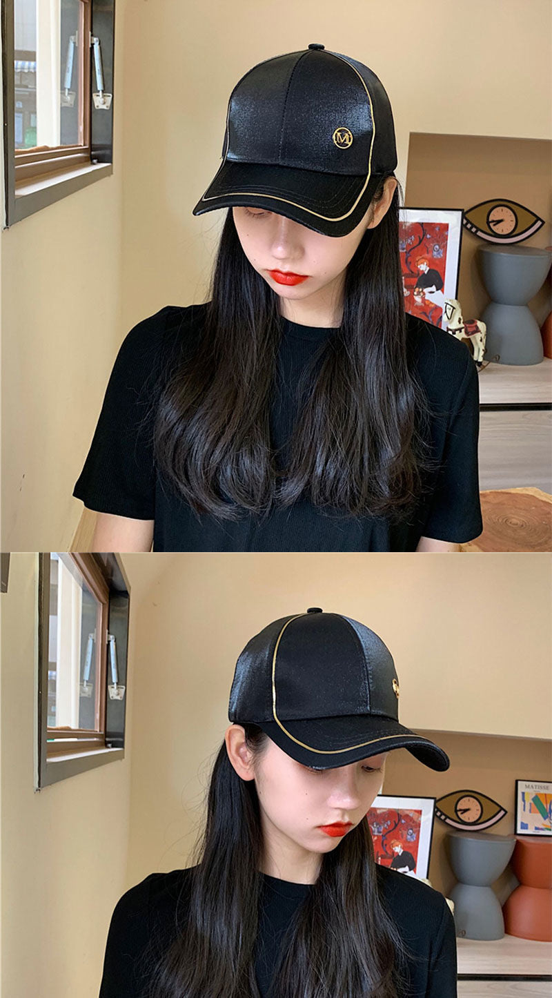 Womens Summer Baseball Cap, Deep Top Hard Top Design Sun Protection Hat, Outdoor Sports Versatile Fashion Cap