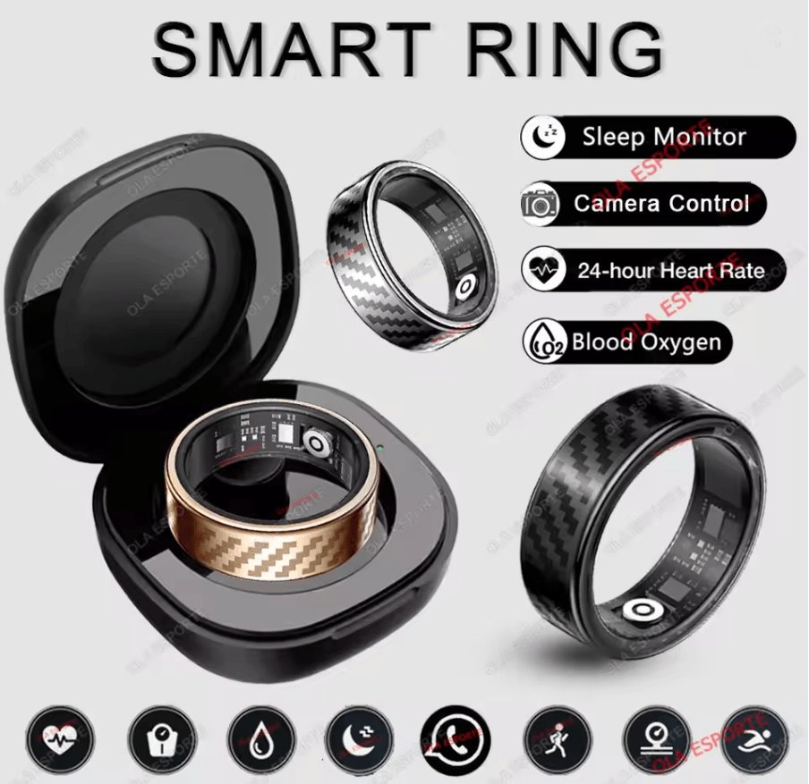 Smart Fit Call Alert Health Monitoring Ring
