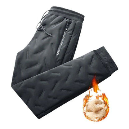 Winter Thickened Women Pants  Warm Plush StraightLeg Trousers With Drawstring Waist 4