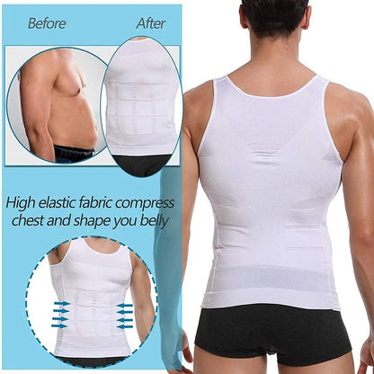 Mens Slimming Body Shaper Vest Tummy Control Compression Tank For Workout And Everyday Wear 4
