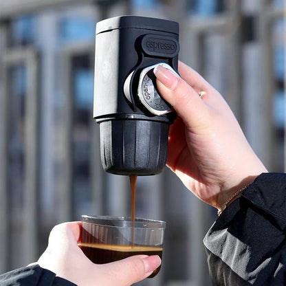 Portable Manual Hand Press Espresso Maker Travel Coffee Machine For Camping Hiking And Picnic 2