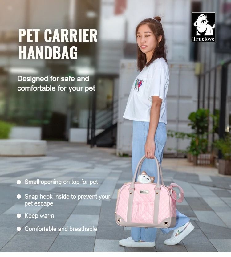 Fashion Pet Carrier Handbag Portable Travel Bag For Cats And Dogs 2