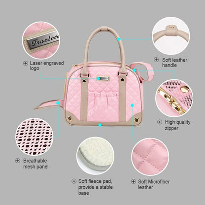 Fashion Pet Carrier Handbag Portable Travel Bag For Cats And Dogs 4