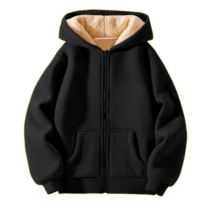 Kids Padded Lambwool Hooded Jacket 2