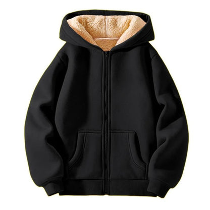 Kids Padded Lambwool Hooded Jacket 2