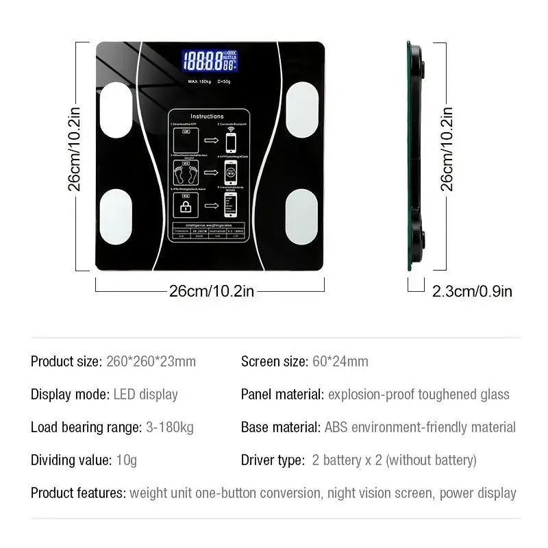 Smart Wireless Body Composition Scale 1