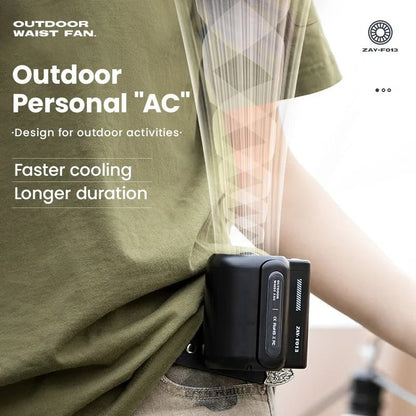 Portable Clip On USB Waist Fan