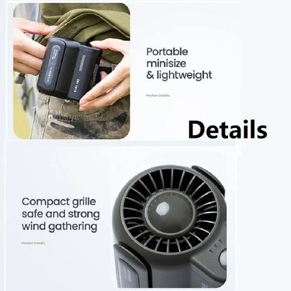 Portable Clip On USB Waist Fan 5