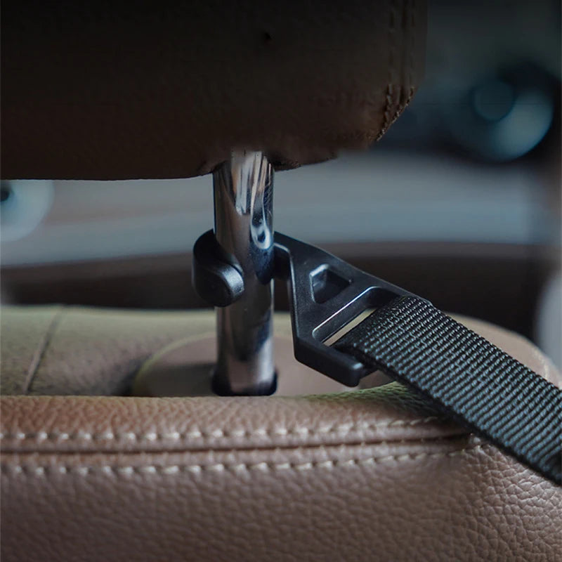 2Pcs Adjustable Car Trunk Umbrella Holder, Auto Interior Organizer Bag Hanger, Seat Storage Hook for Car Accessories