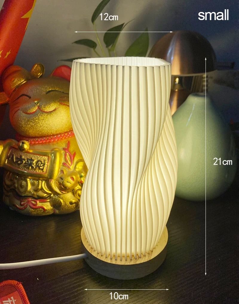 Elegant Pleated Desk Lamp For Cozy Atmosphere 6