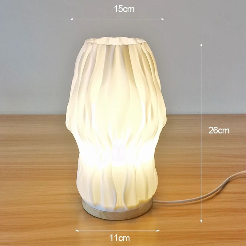 Elegant Pleated Desk Lamp For Cozy Atmosphere 8