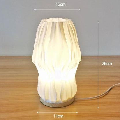 Elegant Pleated Desk Lamp For Cozy Atmosphere 8
