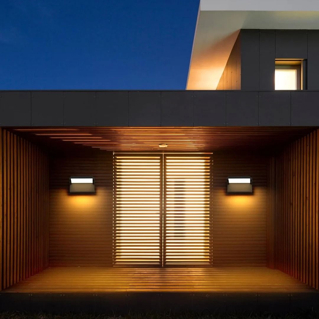 Smart 24w Outdoor Wall Lamp With Motion Sensor 1