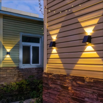 Solar Outdoor Wall Lamp With Up And Down Glow 3