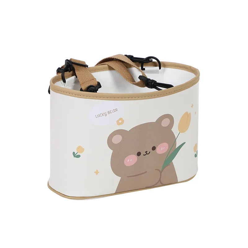 Vehicle Trash Can, Hanging Storage Bucket for Cars, Functional Car Storage Container with Leak-Proof Design