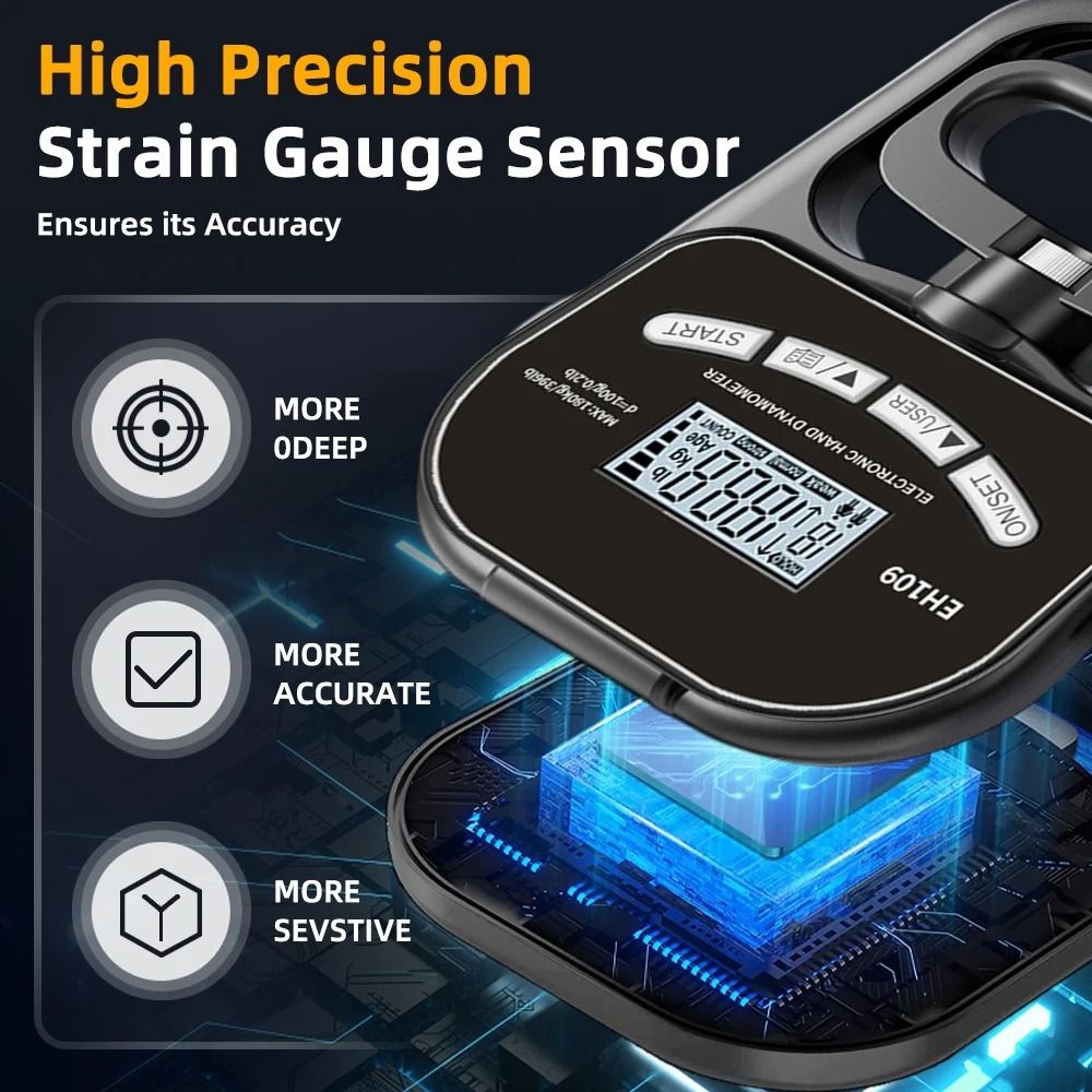 Digital Grip Strength Tester With LCD Display 5